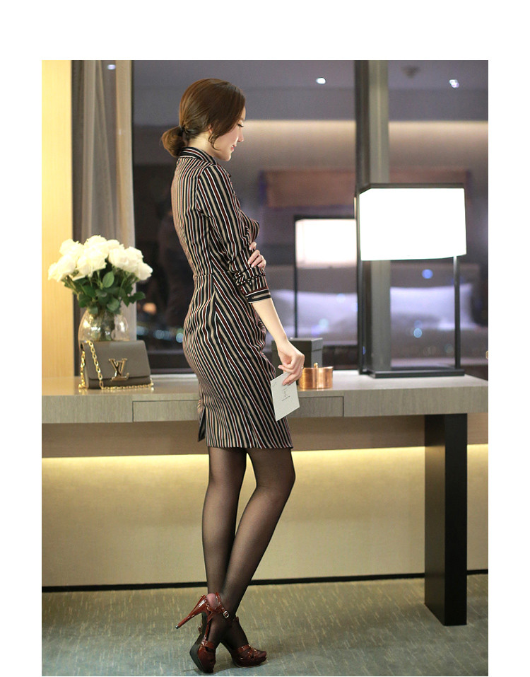 WD6536 Korea Fashion Dress As Picture