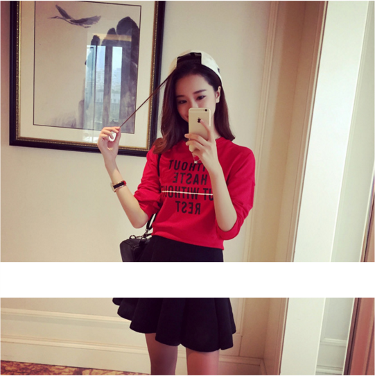 WT6541 Fashion Top Red