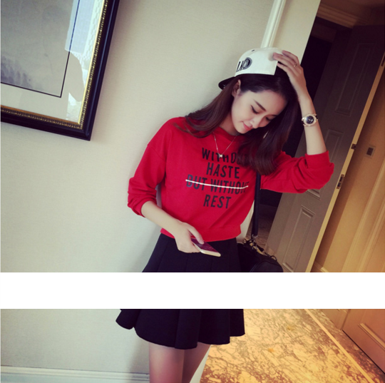 WT6541 Fashion Top Red