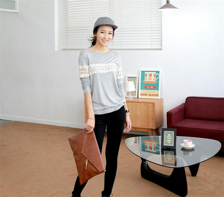 WT6554 Trendy Top Grey