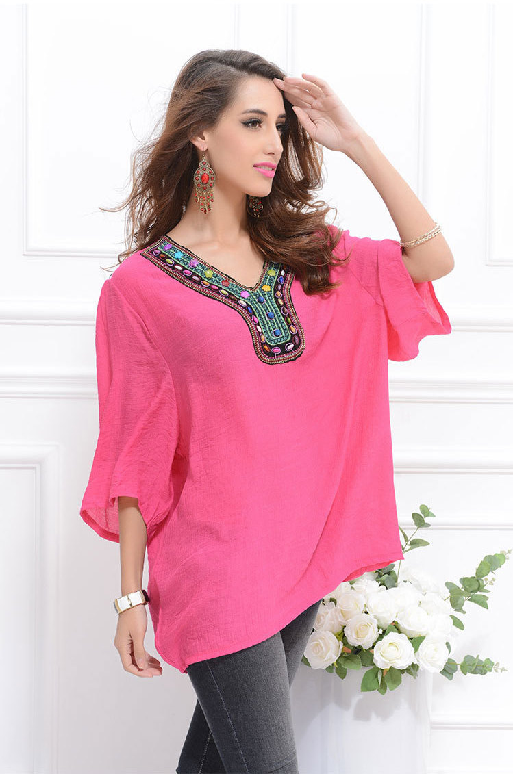 WT6558 Fashion Top Pink