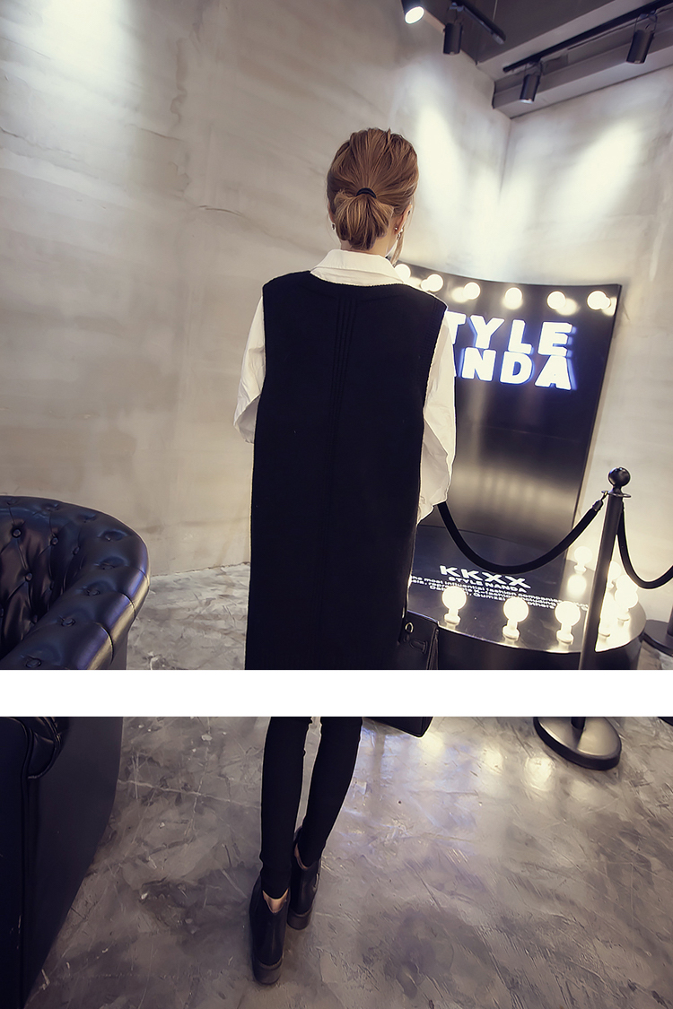 WT6644 Fashion Sleeveless Top Black