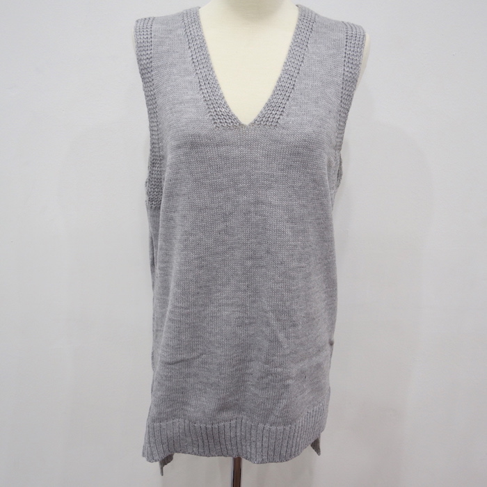 WT6644 Fashion Sleeveless Top Grey