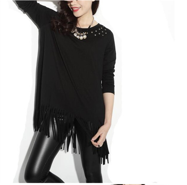 WT6649 Stylish Top Black