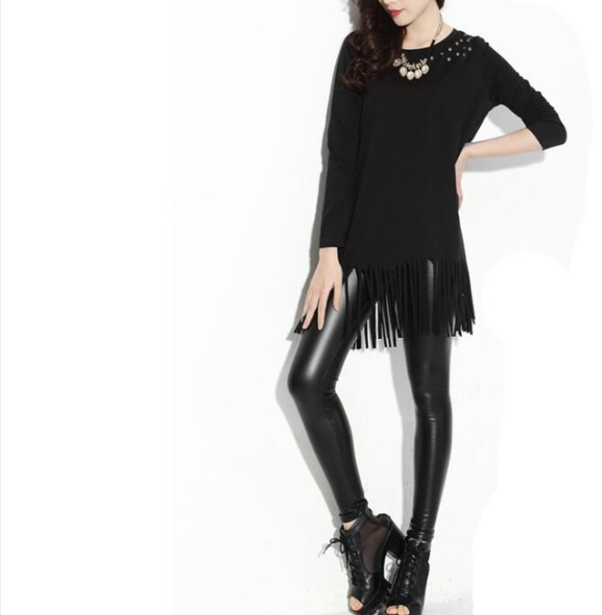 WT6649 Stylish Top Black