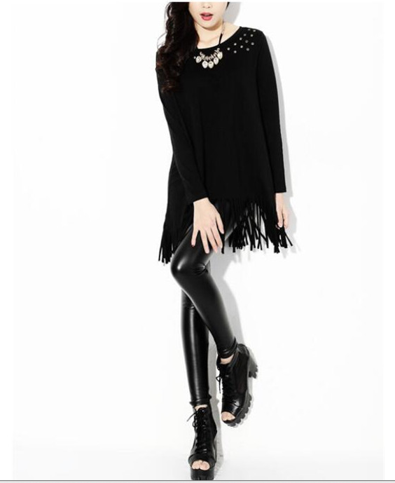 WT6649 Stylish Top Black