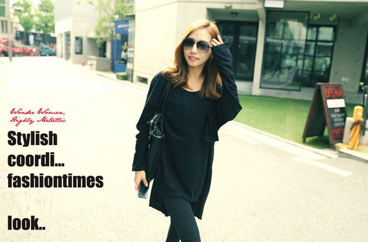 WT6651 Stylish Casual Top Black