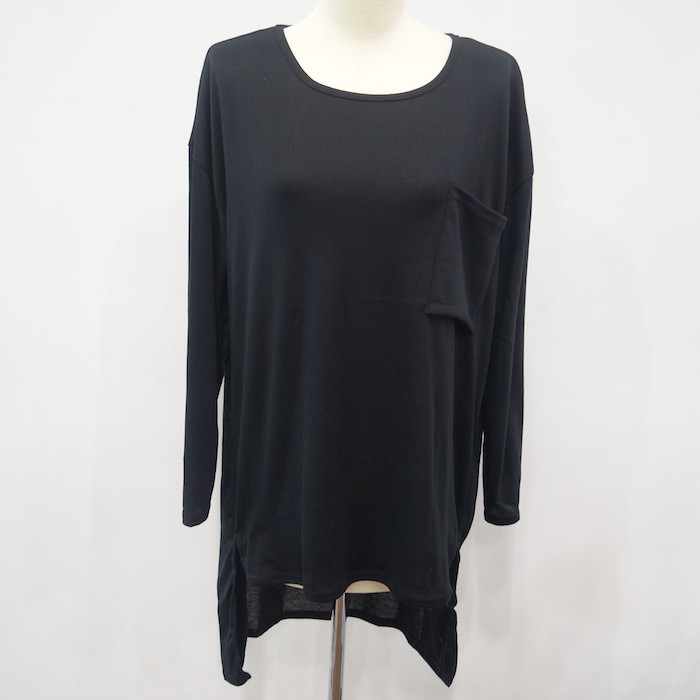 WT6651 Stylish Casual Top Black