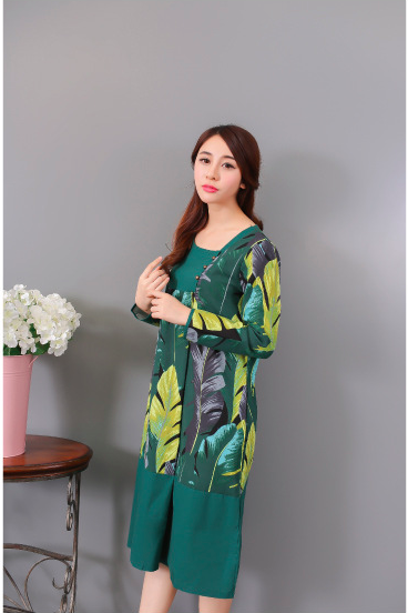 WD6664 Fashion Dress Green