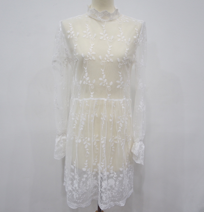 WD6680 Lovely Dress White