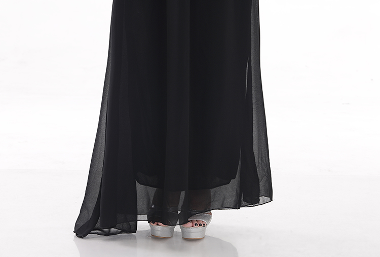 WH3335 Fashion Jubah Black