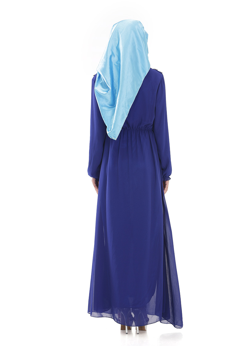 WH3335 Fashion Jubah Dark Blue