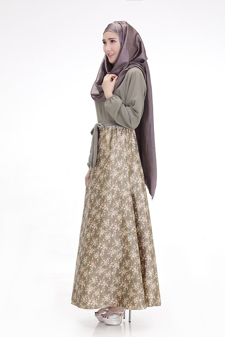 WH3336 Pretty Jubah Army Green