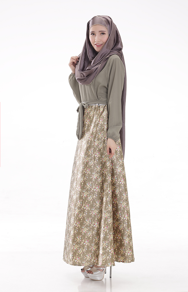 WH3336 Pretty Jubah Army Green