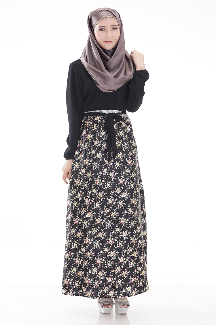 WH3336 Pretty Jubah Black