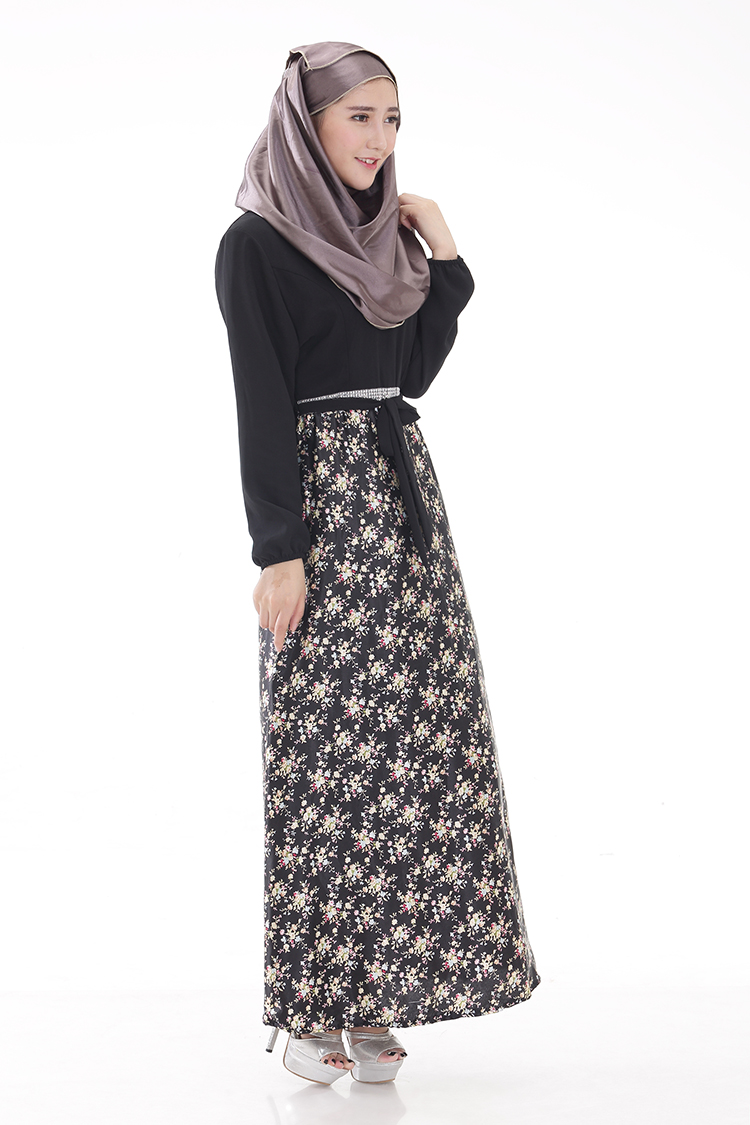 WH3336 Pretty Jubah Black