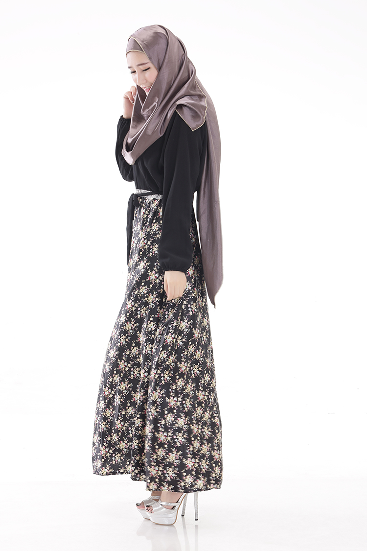 WH3336 Pretty Jubah Black