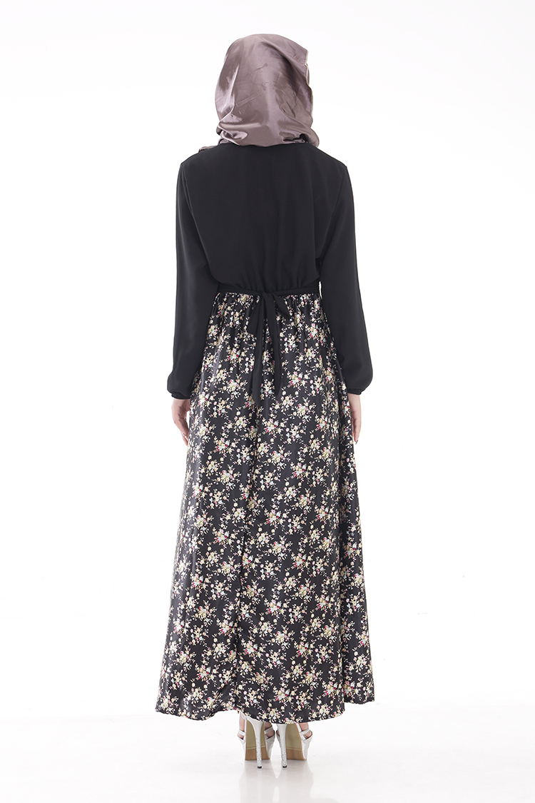 WH3336 Pretty Jubah Black