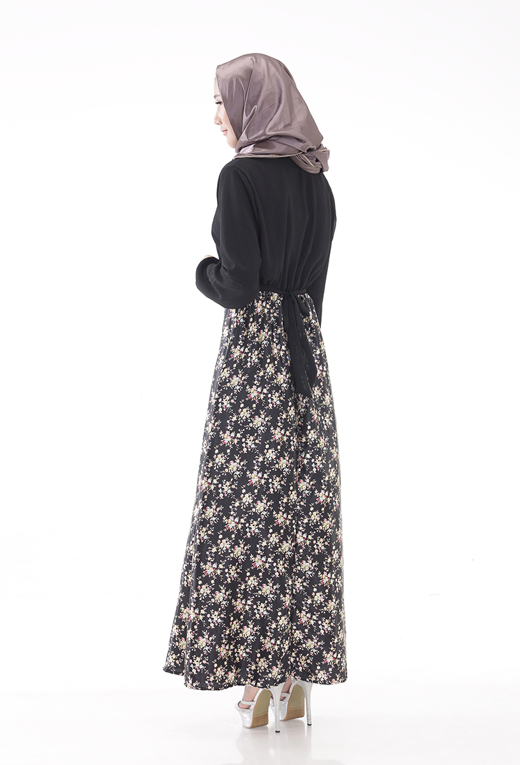 WH3336 Pretty Jubah Black