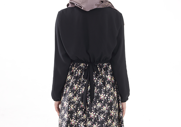 WH3336 Pretty Jubah Black