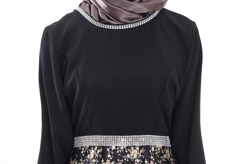 WH3336 Pretty Jubah Black