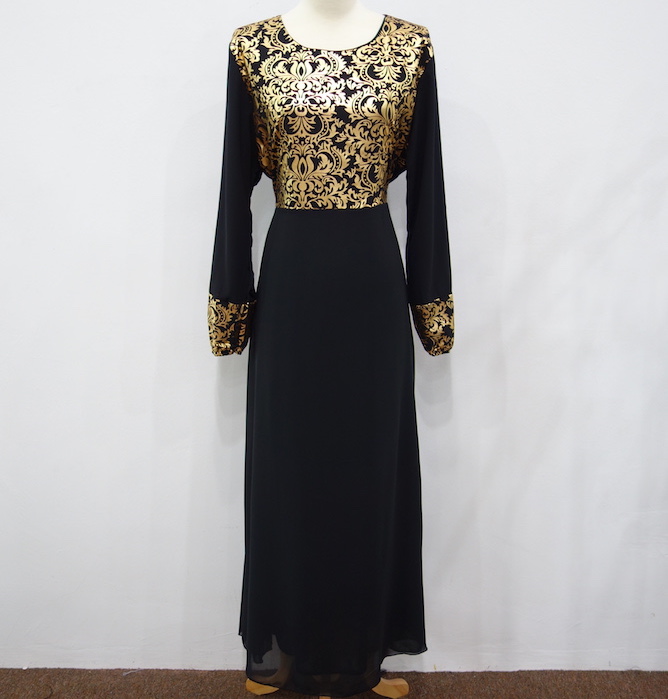 WH3337 Charming Jubah Black