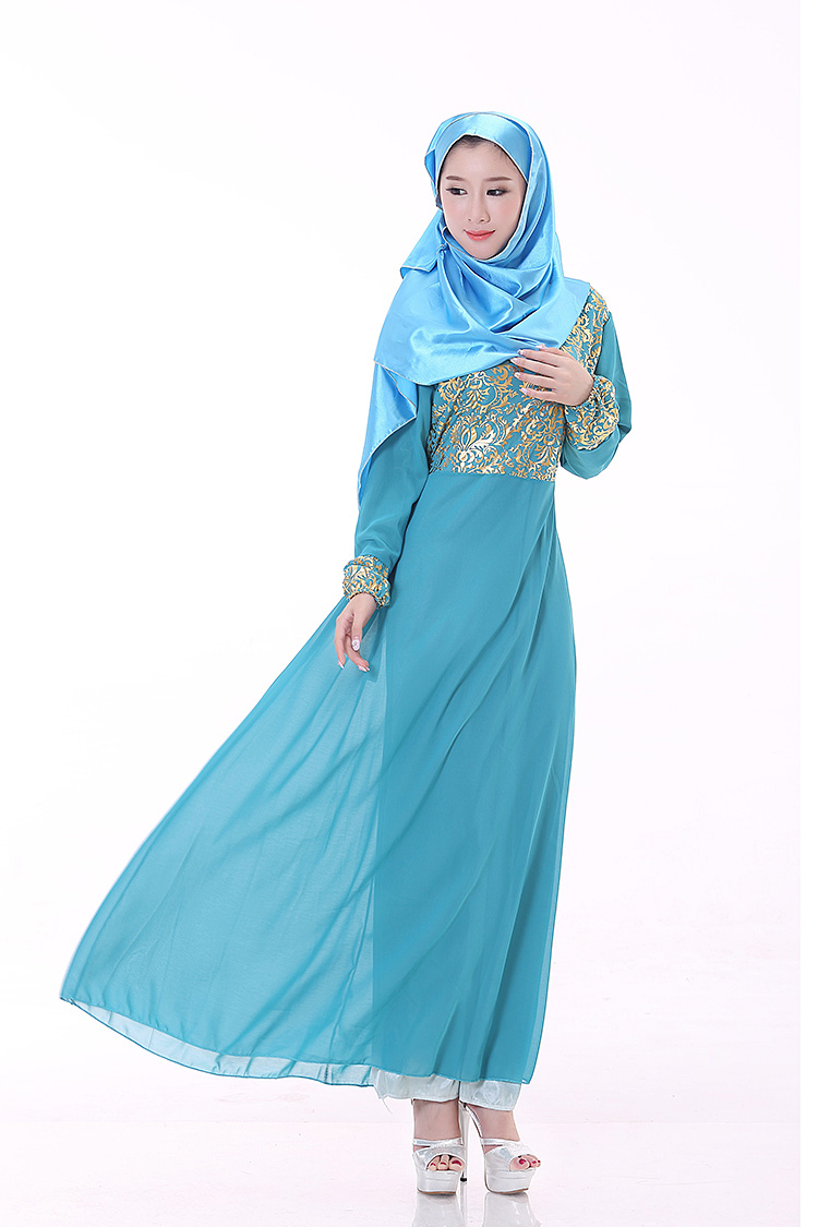 WH3337 Charming Jubah Light Blue