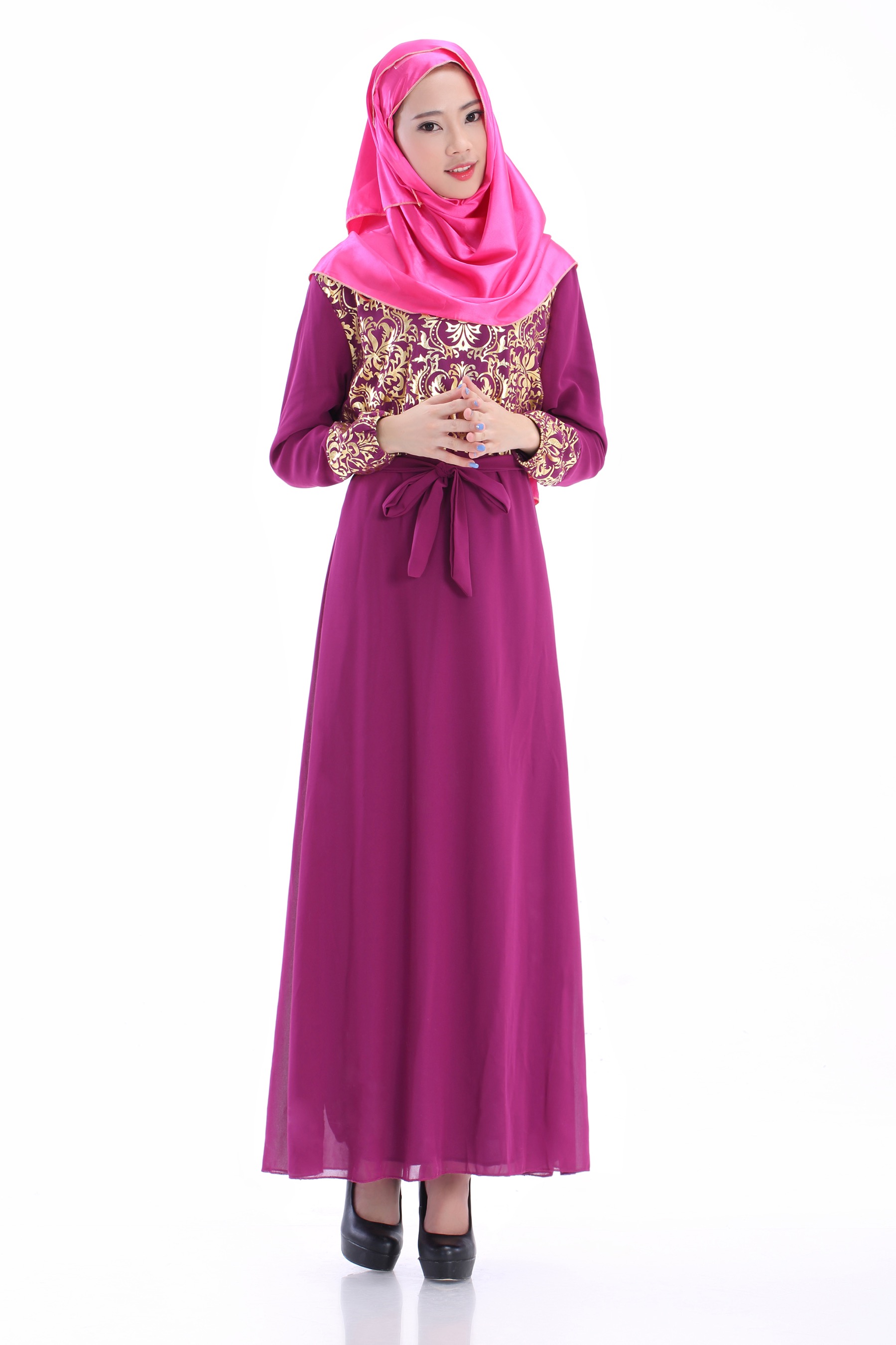 WH3337 Charming Jubah Purple