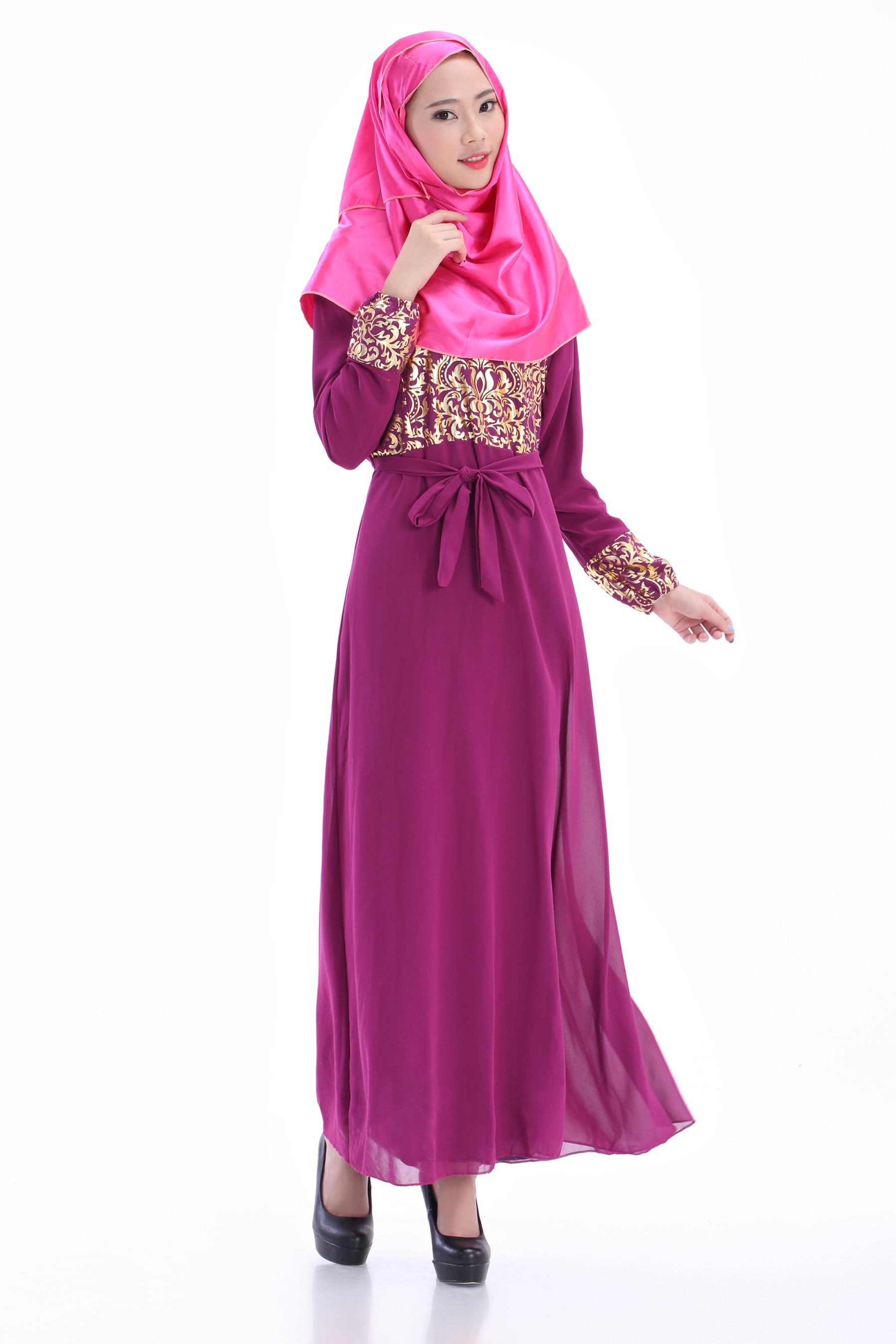 WH3337 Charming Jubah Purple