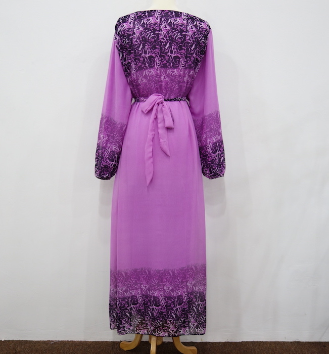 WH3339 Stylish Jubah Purple