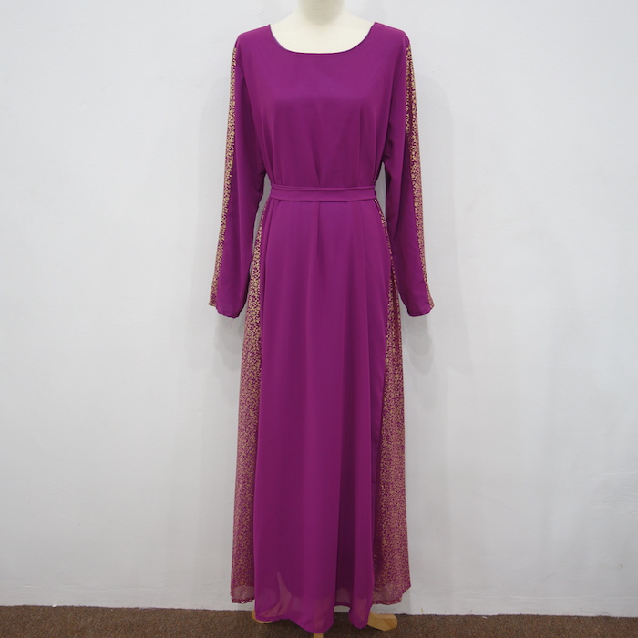 WH3341 Fashion Jubah Purple