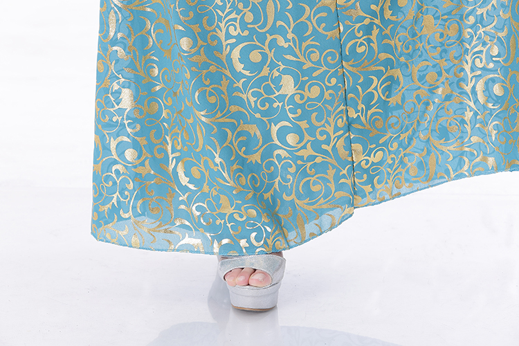 WH3343 Stylish Jubah Light Blue