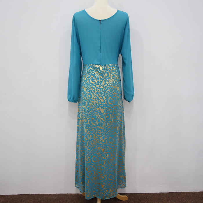 WH3343 Stylish Jubah Light Blue