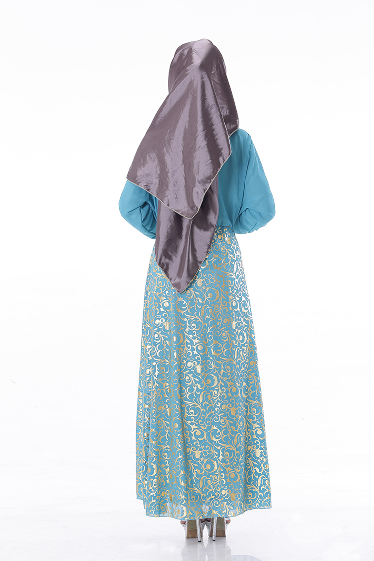 WH3343 Stylish Jubah Light Blue