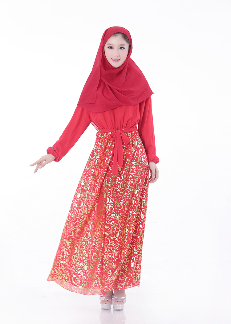 WH3343 Stylish Jubah Red