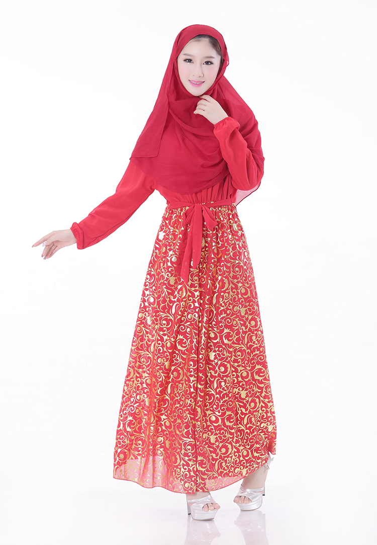 WH3343 Stylish Jubah Red