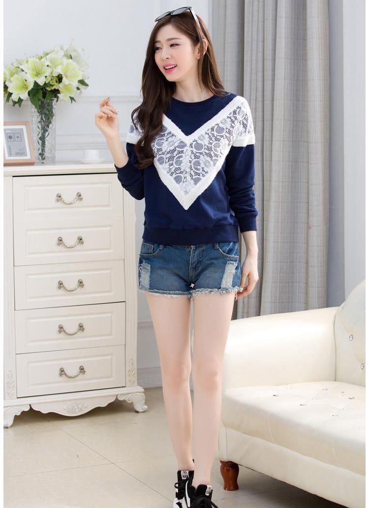 WT6687 Stylish Top Blue