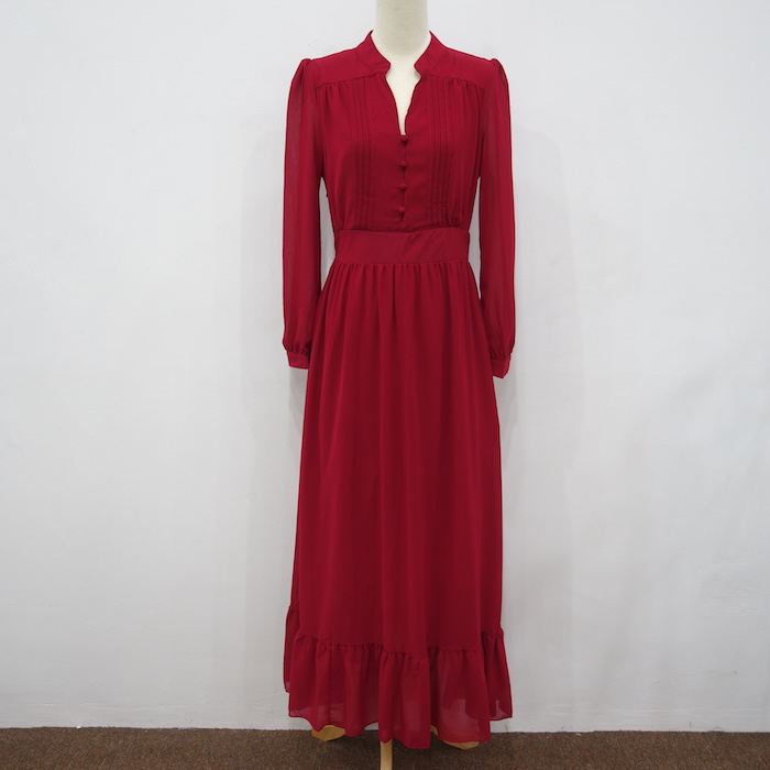 WD6700 Charming Dress Maroon