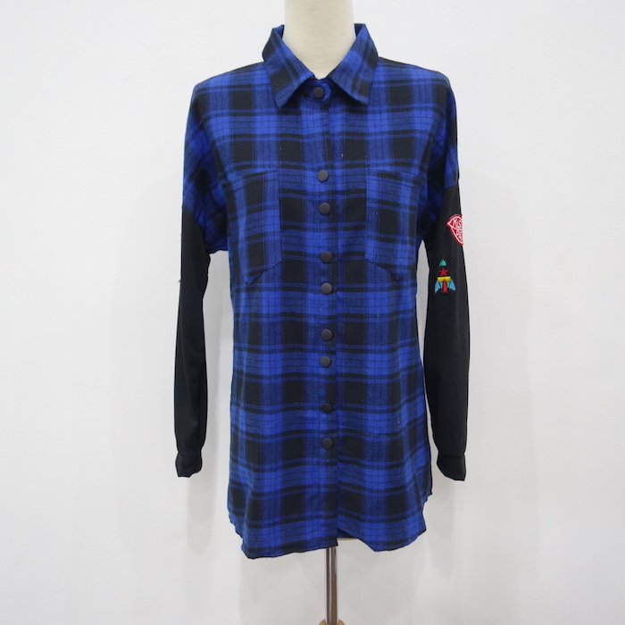 WT6713 Checker Top As Picture