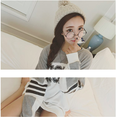 WT6719 Casual Top Grey