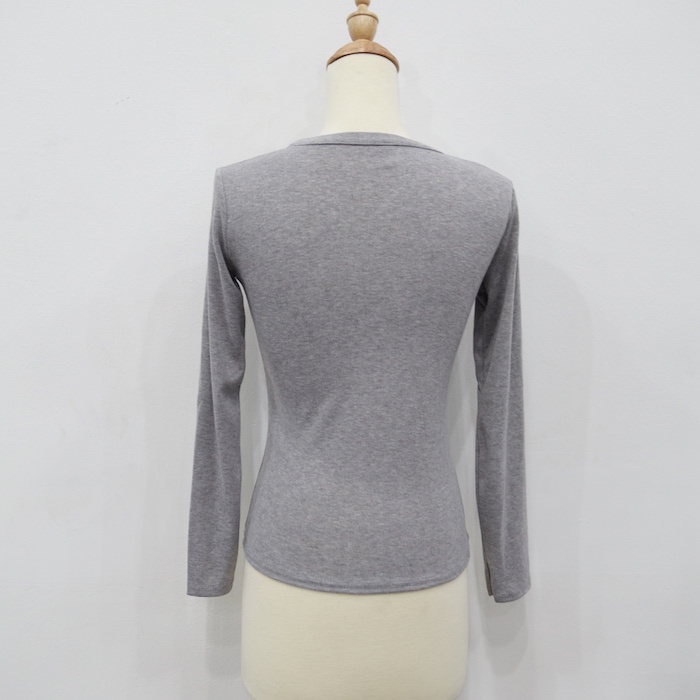 WT6721 Fashion Top Light Grey