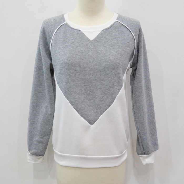 WT6723 Fashion Top Grey