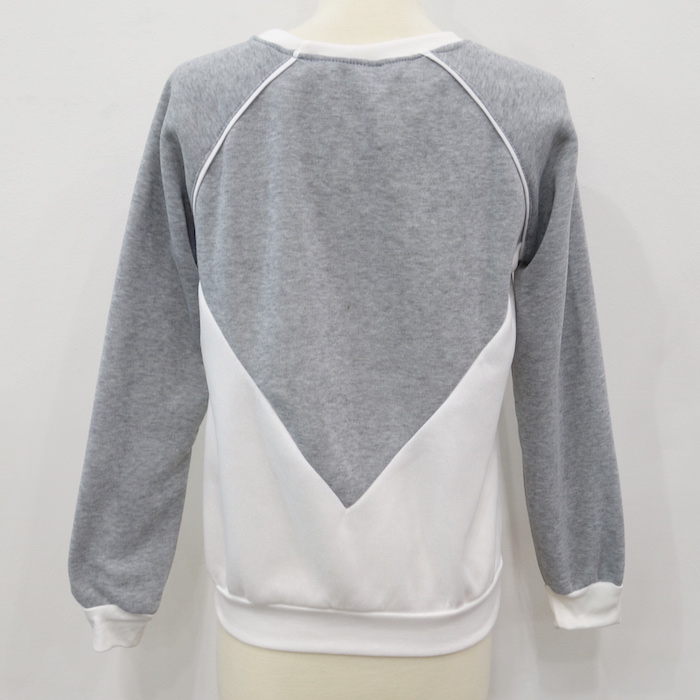 WT6723 Fashion Top Grey