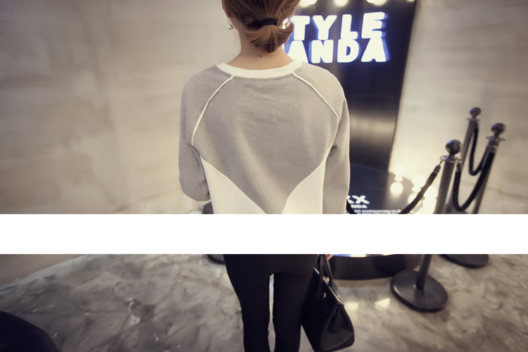 WT6723 Fashion Top Grey