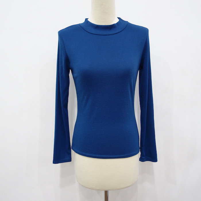 WT6739 Long Sleeves Top Blue