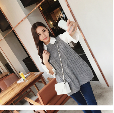 WT6742 Stylish Top Grey