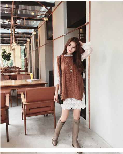 WT6742 Stylish Top Khaki