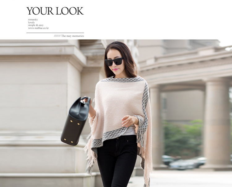 WT6749 Stylish Knit Top Almond