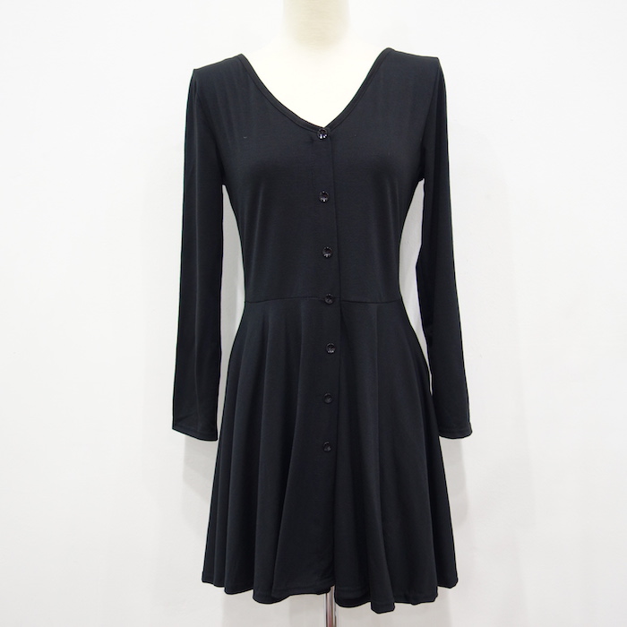 WD6760 Stylish Dress Black