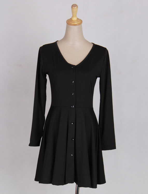 WD6760 Stylish Dress Black